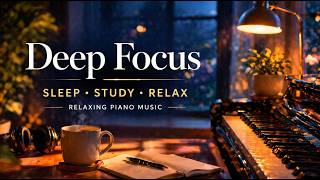 Deep Focus & Sleep Music | Relaxing Piano for Calm, Study & Rest