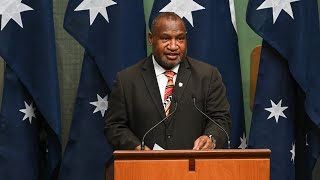 PNG Prime Minister James Marape makes historic first address to Australian parliament