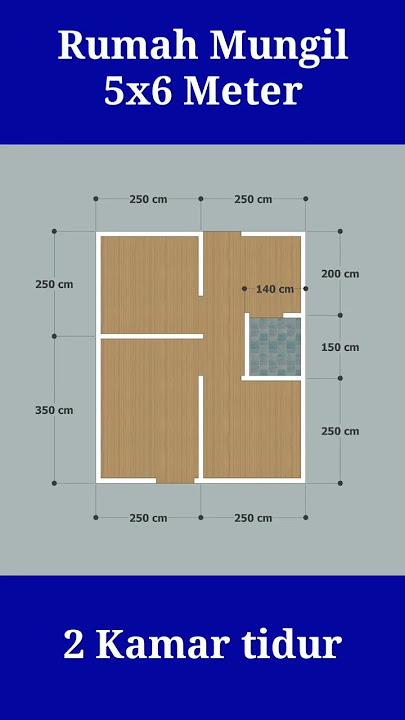 RUMAH 5X6 METER - 2 KAMAR TIDUR😲😲
