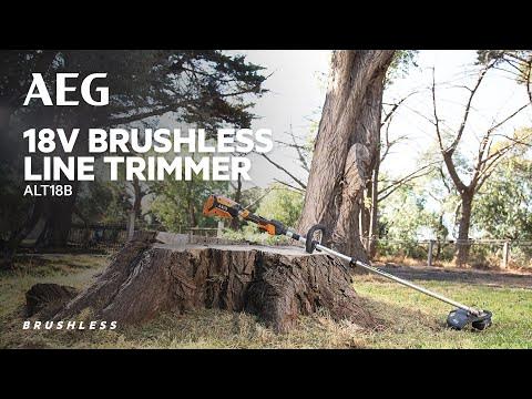 AEG 18V Brushless 18Ga C1 Brad Nailer (A18FCN18GA0) in action 