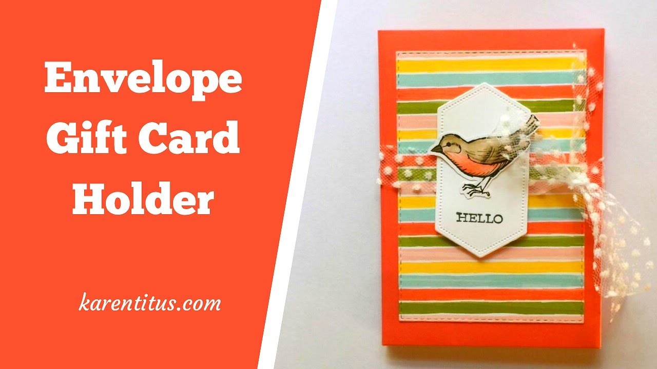 Easy Gift Card Holder (Paper Craft Ideas for Gifts) YouTube