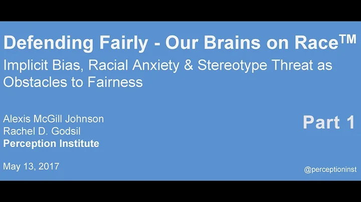 Implicit Bias Seminar Part 1 - Fordham University ...