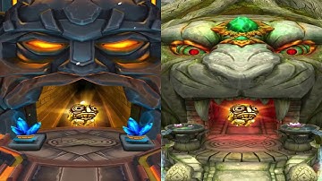 Temple Run 2 LOST JUNGLE VS VOLCANO ISLAND Reverse Gameplay