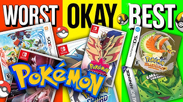 Ranking EVERY Pokémon Game EVER RELEASED (Which One Is Actually Best)