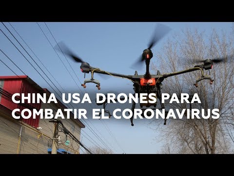 Drones rocían las calles de China con desinfectante I RT Play