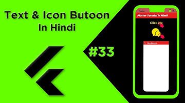 Flutter Tutorial In Hindi | Text Button And Icon Button In Flutter #33 | Flutter For Beginners