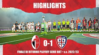S.s. 2022/23 • Finale ritorno Playoff SerieBKT • Bari-Cagliari 0-1