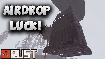 SOLO AIRDROP LUCK! Rust Solo Survival Gameplay #23