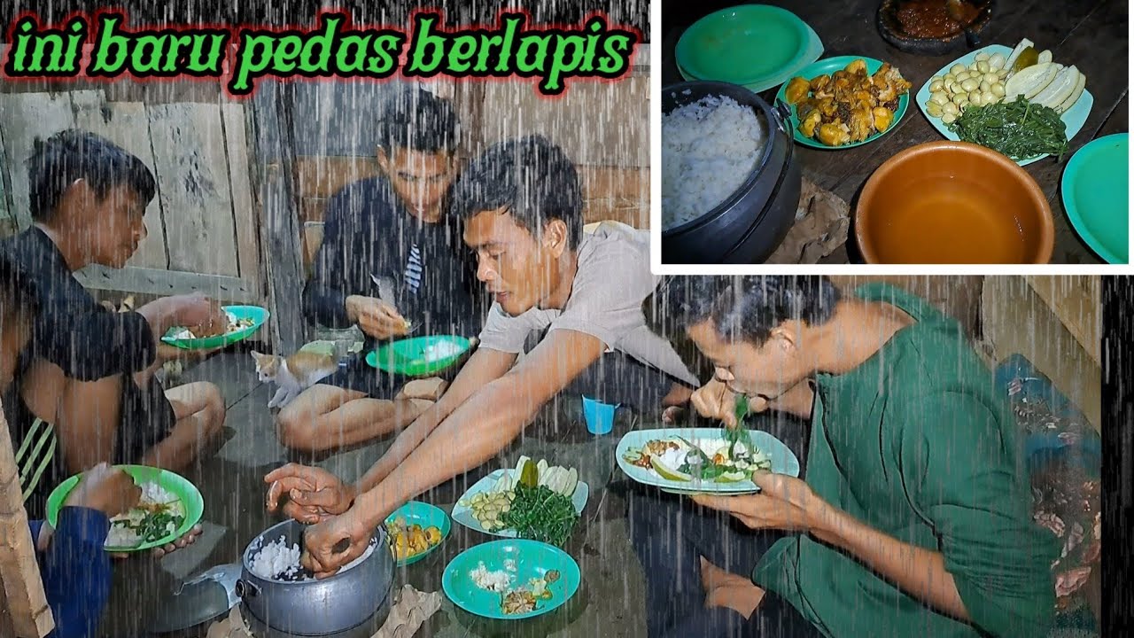 PECEL LELE ALAla KEBUN MEMBUAT KAMI GAK BERHENTI NAMBAH + DIGUYUR HUJAN DERAS SEMALAMAN