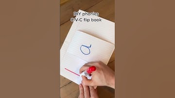 ❤️How to Make a Phonics CVC Booklet #shorts