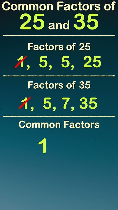 common-factors-of-25-and-35-shorts-maths-viral-mathstricks