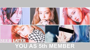 SEE U LATER - 블랙핑크 [다섯 멤버 노래방 버전] (선 분포) 컬러 코딩 가사 한글/Rom