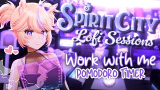 🔴【 WORK / STUDY WITH ME 】30/10 VTuber Pomodoro, Soft Lo-fi, Wind, Keyboard Sounds (Spirit City LoFi) screenshot 5