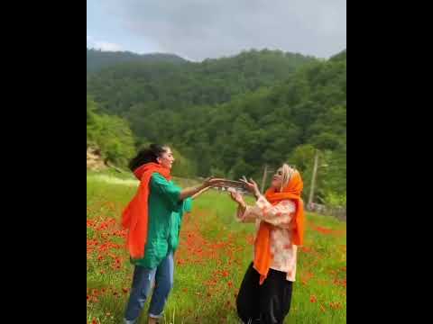 رقص دخترای مازندرانی با موزیک شاد