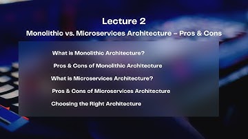 Monolithic vs. Microservices Architecture - Pros and Cons