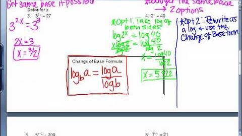 9.7 Solving Log Equations day 2