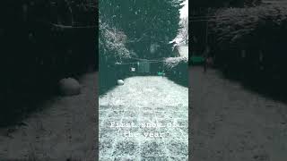 First snow of the year