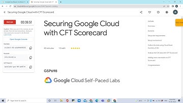 Securing Google Cloud with CFT Scorecard #gcp #quests #googlecloudfacilitator #qwiklabs