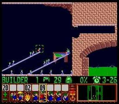 Lemmings - Mayhem Level 19 Solution