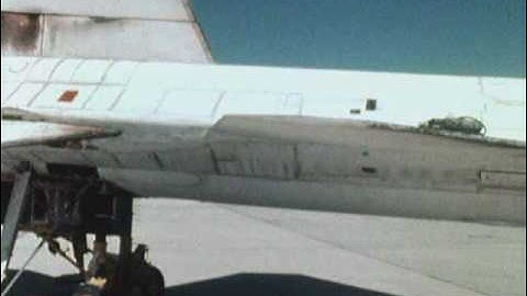 X-15A-2 Side View of Damage After Mach 6.7 Flight