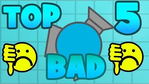 [OUTDATED] TOP 5 WORST TANKS - Diep.io