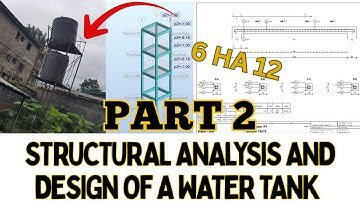 MODELING, DESIGN AND ANSLYSIS OF A WATER TOWER USING ROBOT STRUCTURAL. 