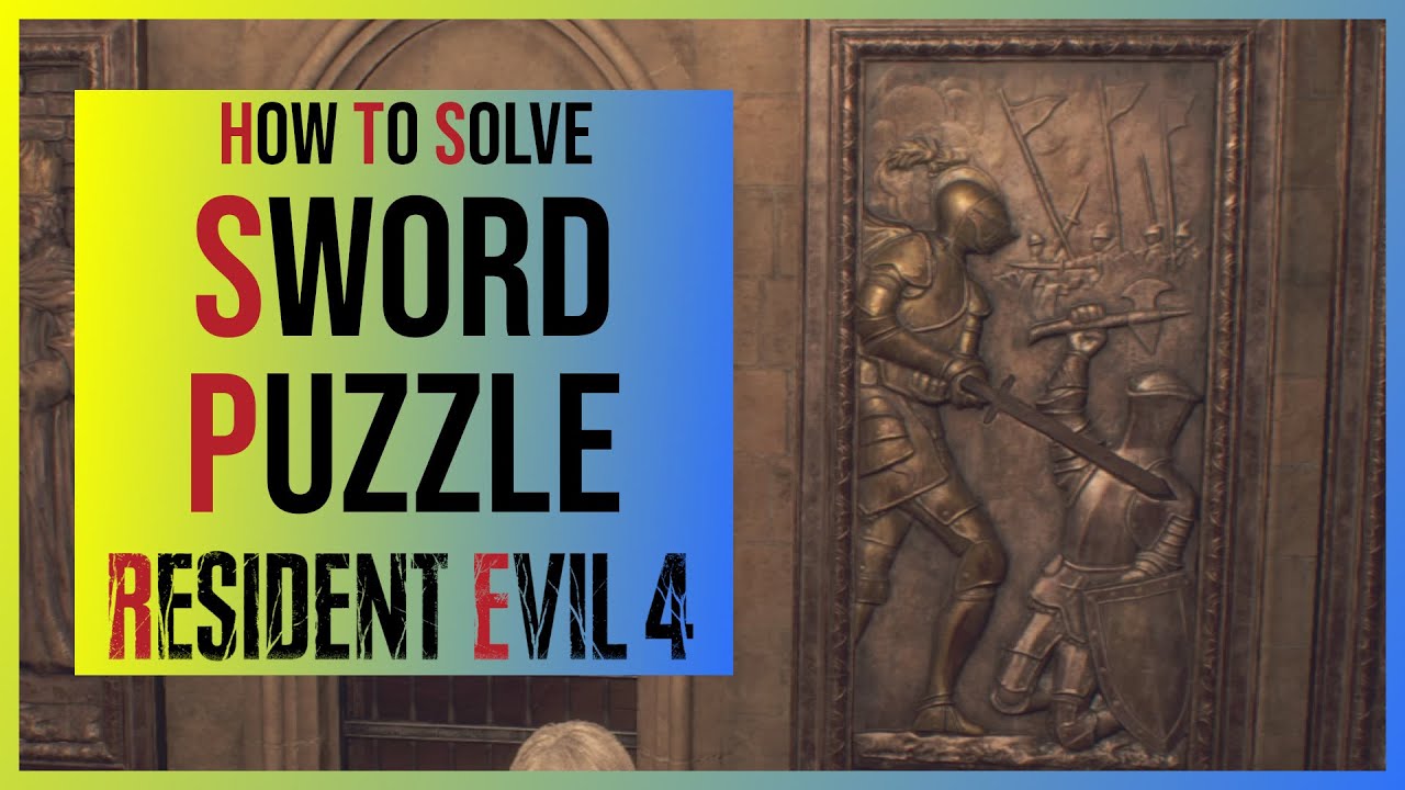 Resident Evil 4 Remake Treasury Swords Puzzle Solution