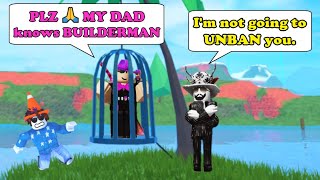 I'm NOT going to UNBAN you. (Roblox Jailbreak)