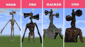 Pixel Art NOOB vs PRO vs HACKER vs GOD SIREN HEAD