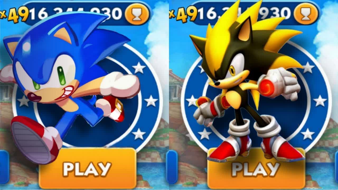 Sonic Dash - Andronic VS Super Shadow _ Movie Sonic vs All Bosses Zazz ...