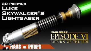 3D Printing Luke Skywalker Lightsaber | How to Make 3D Prints Look Like Real Metal | SW A New Hope