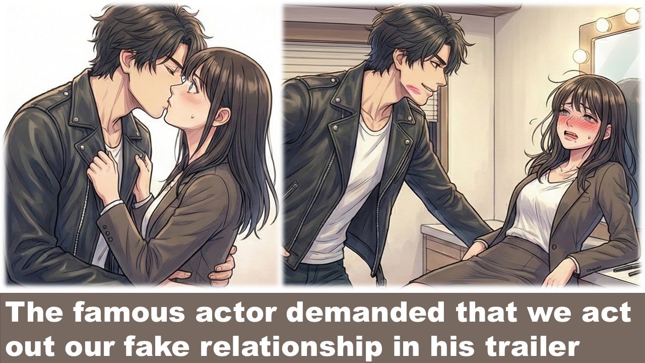 [Manga Dub] The famous actor demanded that we act out our fake relationship in his trailer