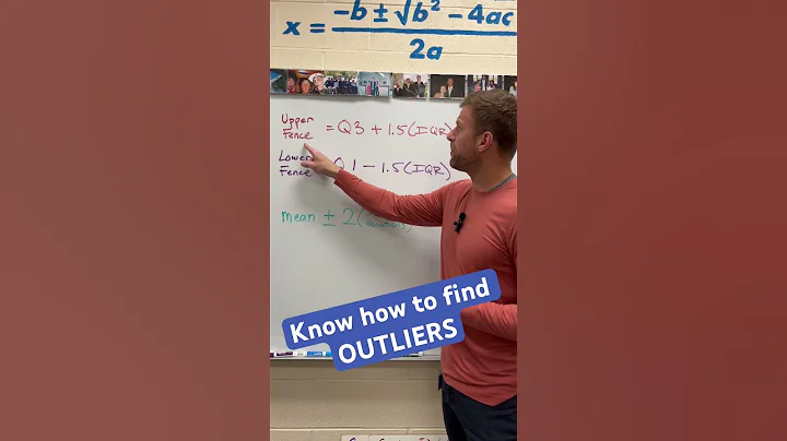 AP Statistics exam tip - know how to find outliers #apstats #apprep #apstatistics #apexams