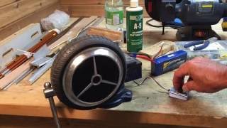 Driving hoverboard wheel-motor with RC model ESC