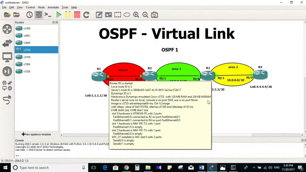 Virtual link. Virtual link