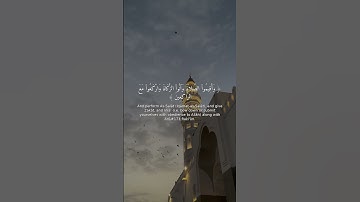 تلاوة خاشعة | سورة البقرة آية 43 | Quran