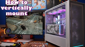 Hoe je een GPU verticaal monteert in een Corsair Frame 5000D