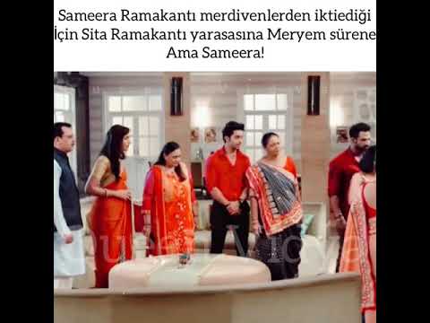 masum/saathiya~Sameera Ramakantı Merdivenlerden iktirdiği için Sita ramakantın yarasına meryem sürer