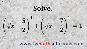 Solving a Radical Equation with a Cube Root and Higher Powers (Example)