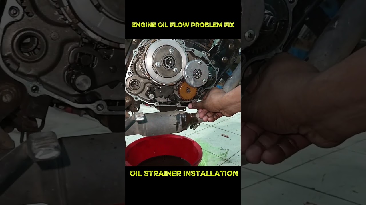 Engine Damage Warning!⚠️ Oil Strainer Install ✅