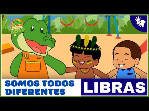[LIBRAS] Somos Todos Diferentes | Música Infantil sobre Diversidade e Respeito | Família Kipapo