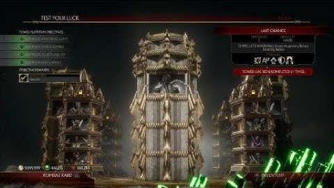 Mortal Kombat 11 Unlocking level 4 Luckality augment 4 Noob Saibot