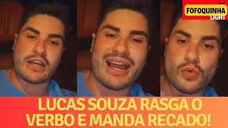 LUCAS SOUZA FALA PELA PRIMEIRA VEZ APÓS ASSUMIR SEXUALIDADE PUBLICAMENTE!