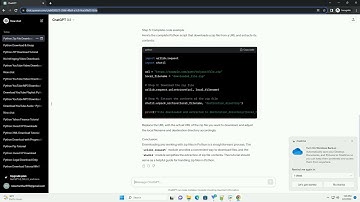 python download zip file from url