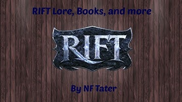 RIFT - Character Creation and Intro