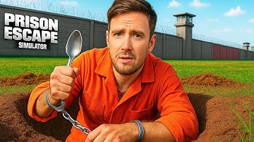 I Got Locked in Prison With A Spoon - Prison Escape Simulator - Part 1