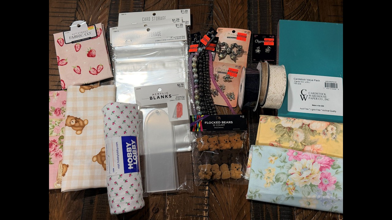 Craft Haul - Hobby Lobby & Sharing Happy Mail from Cheryl