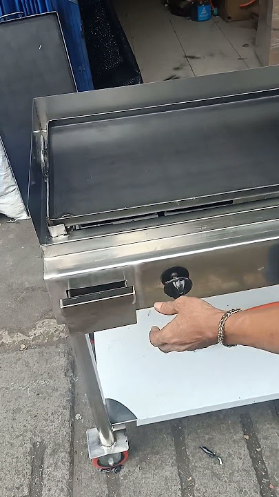 kompor gas tepanyaki kaki roda dan rak