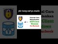 Tutorial how ro run vpn sstp client windows on macbook