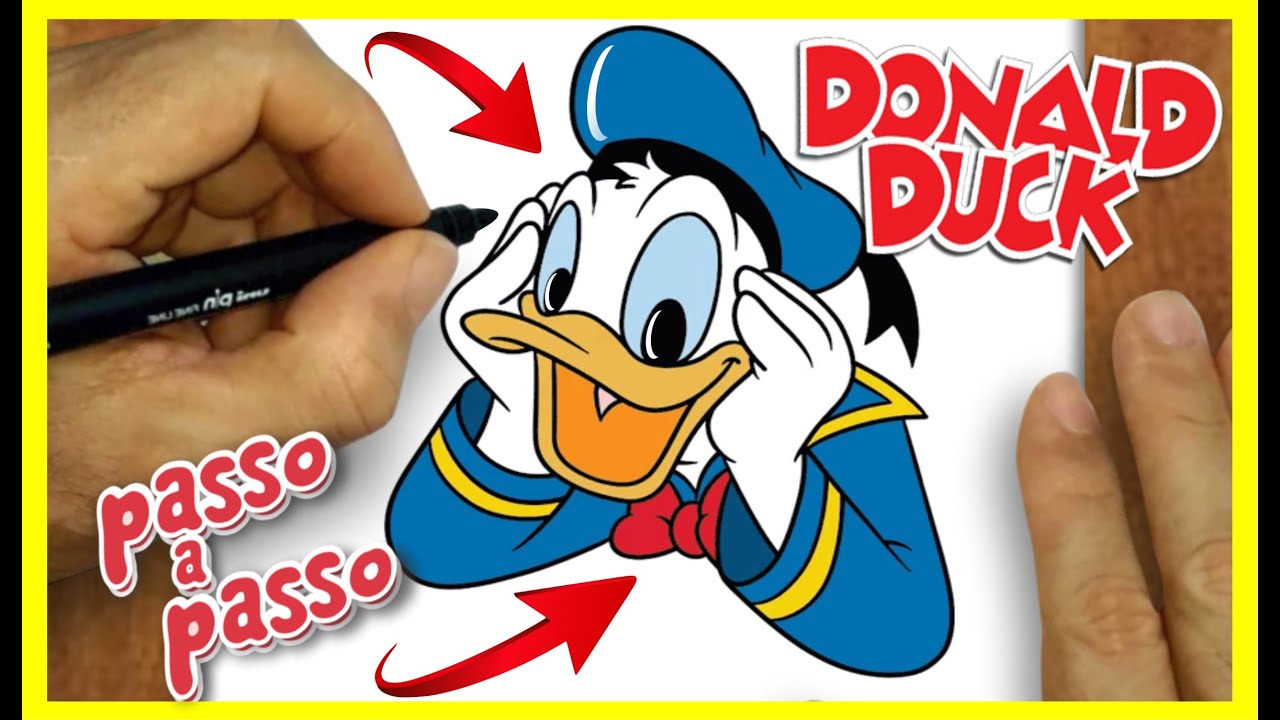 Como desenhar o Pato Donald #art #drawing #viral #patodonald